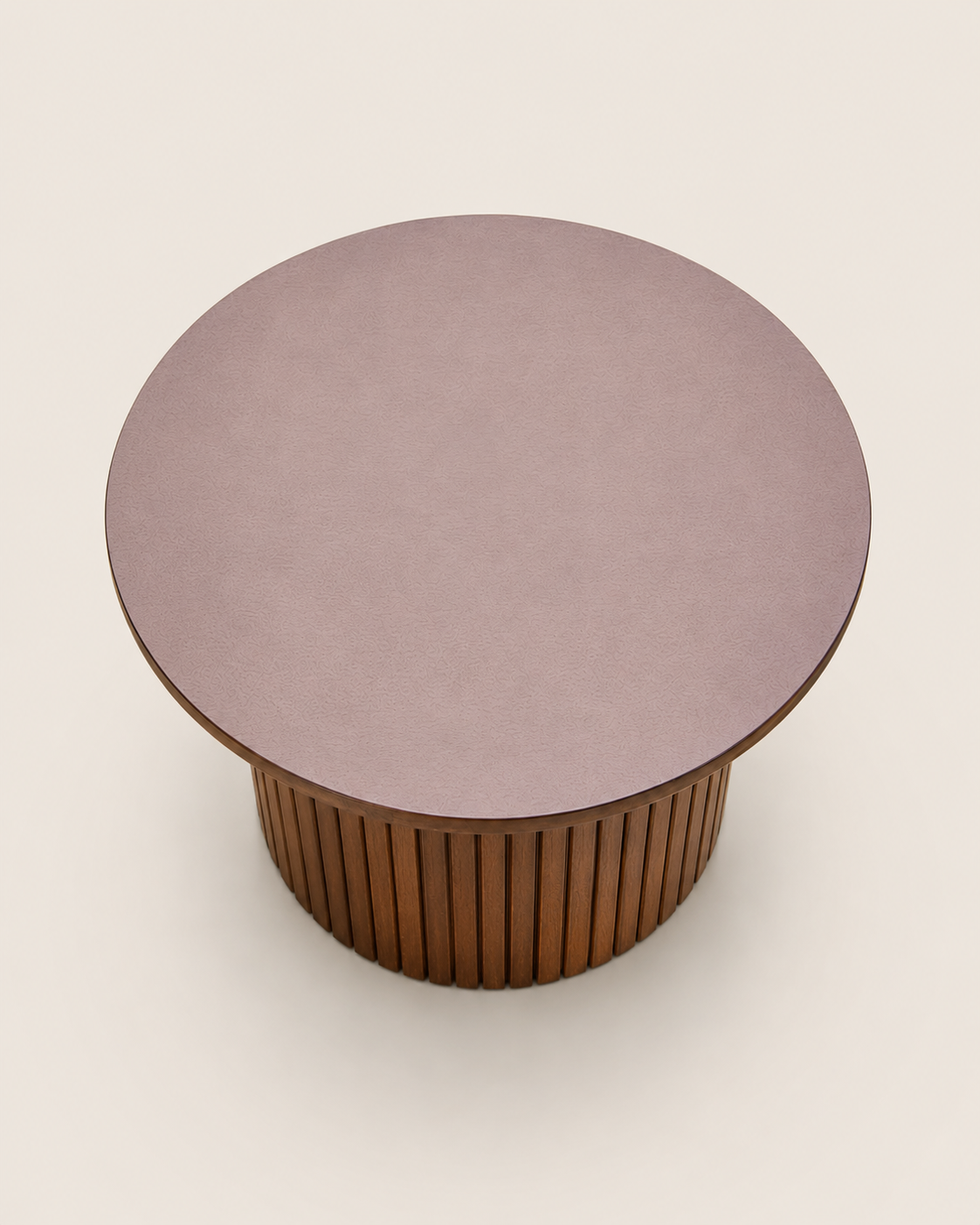 Anya Round Accent Table — handcrafted African furniture by Ndekena (pending setup) in Kenya (view 2)