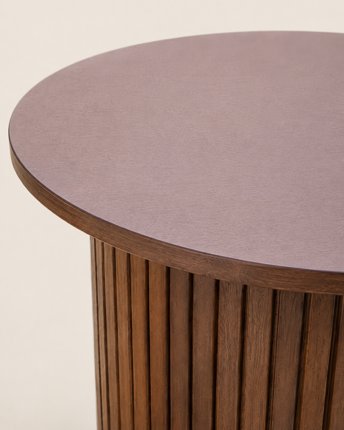 Anya Round Accent Table — handcrafted African furniture by Ndekena (pending setup) in Kenya (view 3)