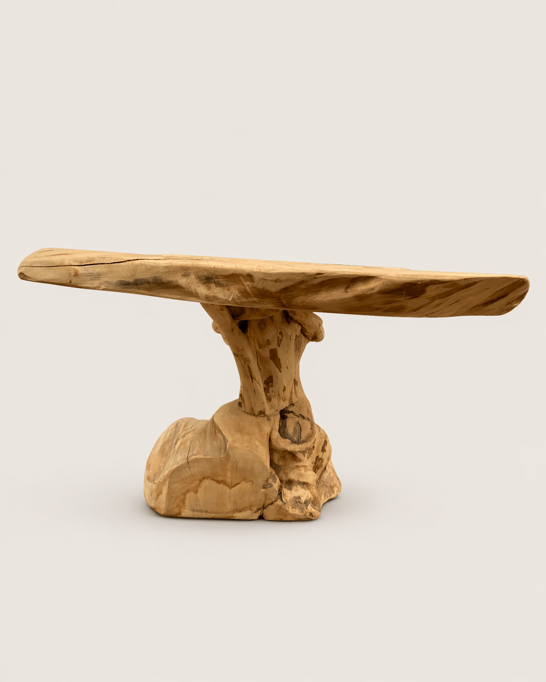 Mbingu Coffee Table Console — handcrafted African furniture by Natural art furniture  in Kenya (view 2)