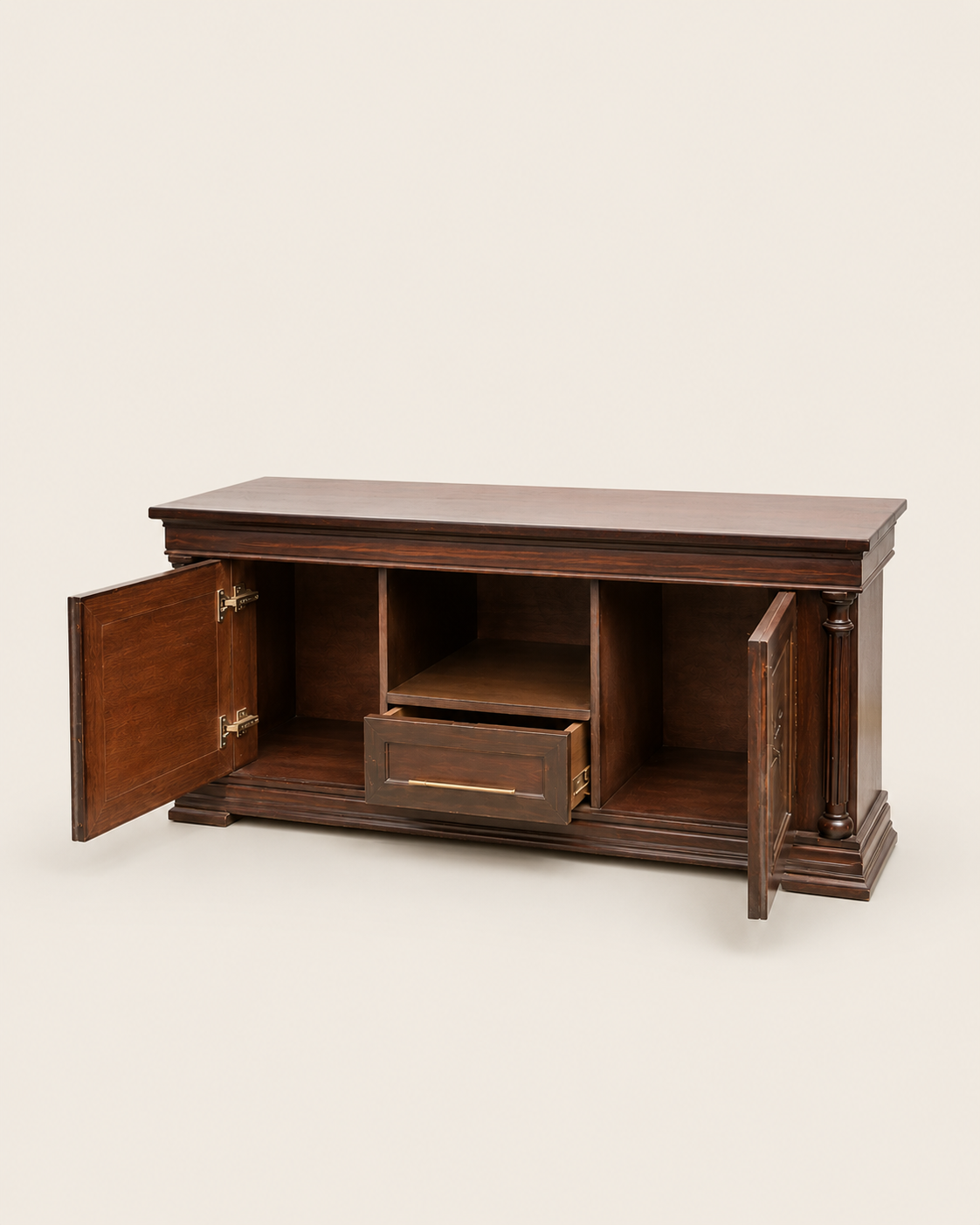 Fahari Msitu Media Console — handcrafted African furniture by Mwenge furniture  in Kenya (view 4)
