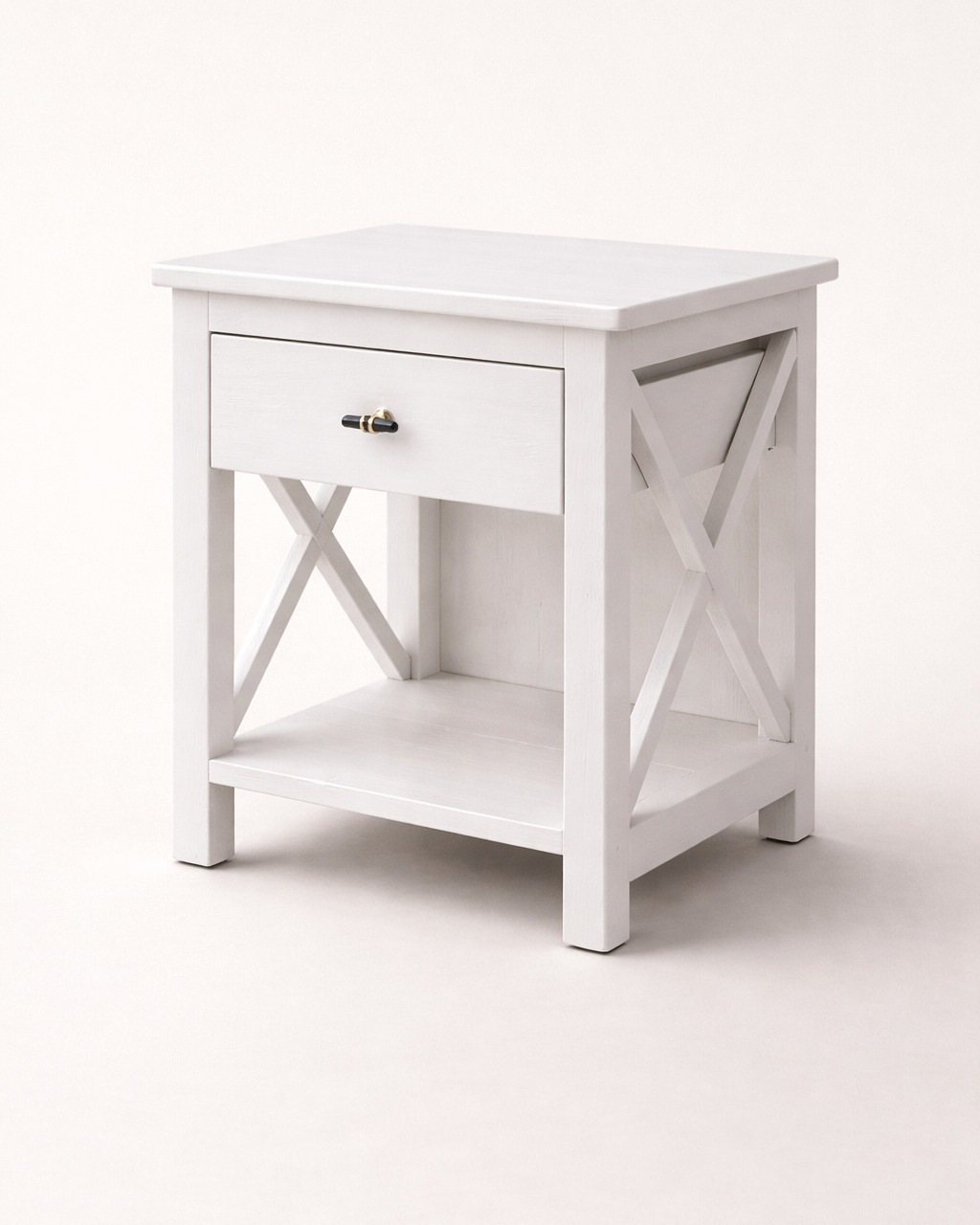 Mila Bedside Table with Drawer — handcrafted African furniture by Antonyojina in Kenya