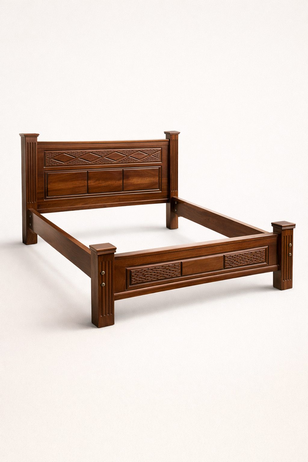 Bed 5by6 Maru Comfort — handcrafted African furniture by Bimos Furniture in Kenya (view 2)
