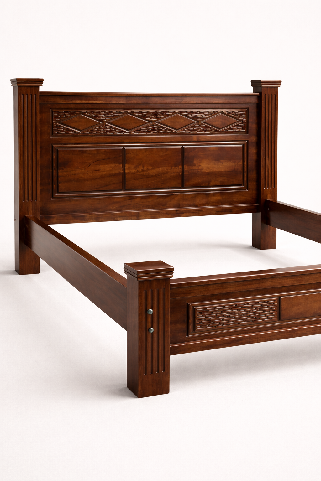 Bed 5by6 Maru Comfort — handcrafted African furniture by Bimos Furniture in Kenya (view 3)