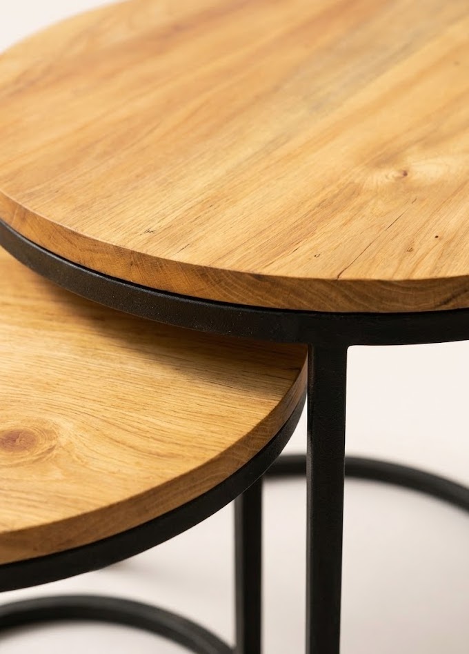 Jua Coffee Table Nesting Set — handcrafted African furniture by Charliesfabke  in Kenya (view 3)