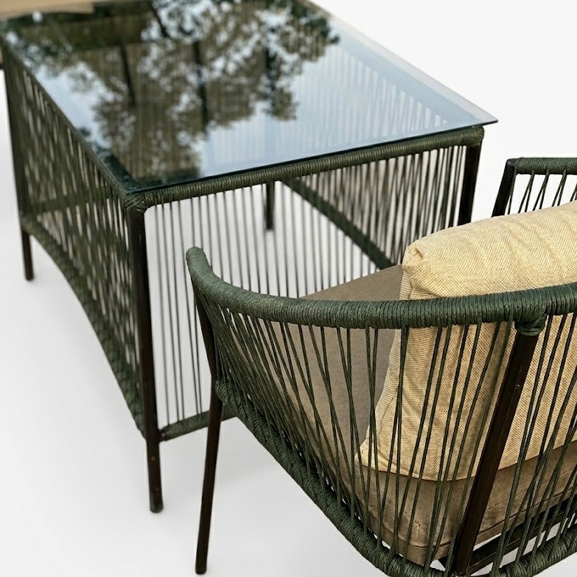 Mbingu Balcony Seat & Table — handcrafted African outdoor by Zidanekisilu148 in Kenya (view 3)