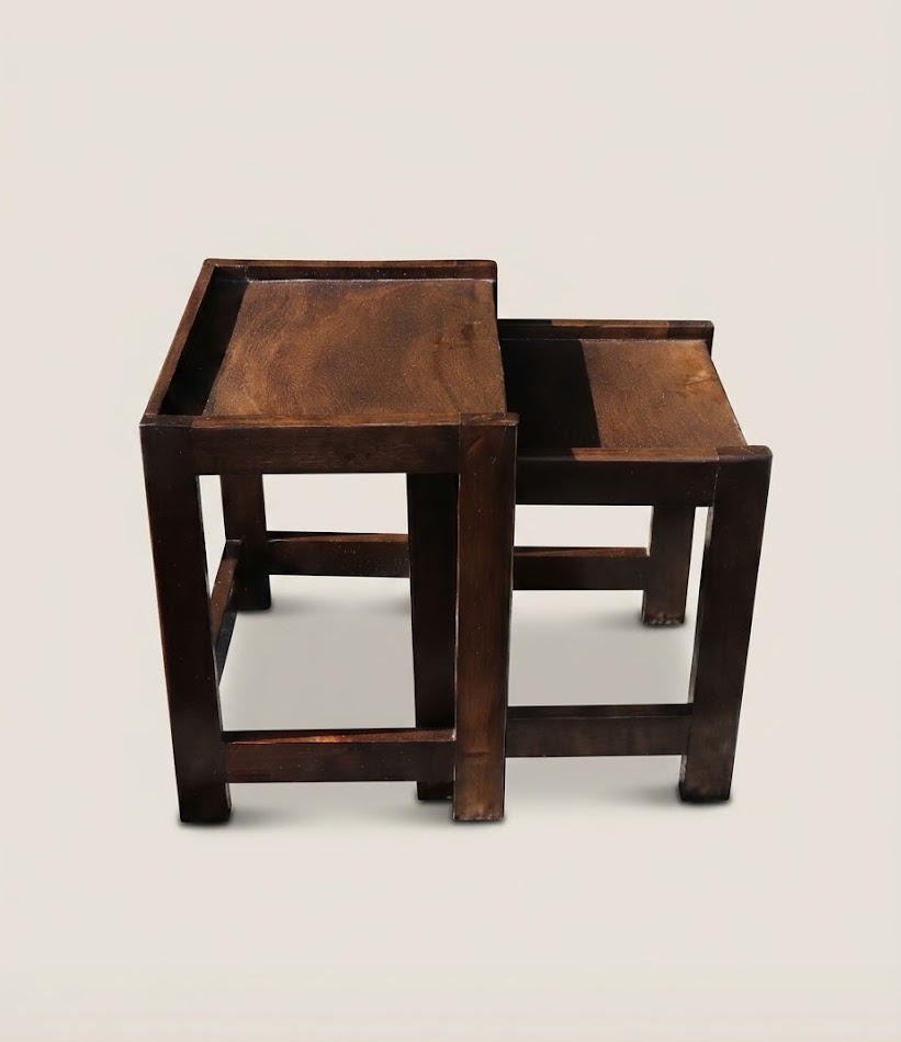 Nest of stools – Msitu Grove — handcrafted African furniture by Classic Furniture in Kenya