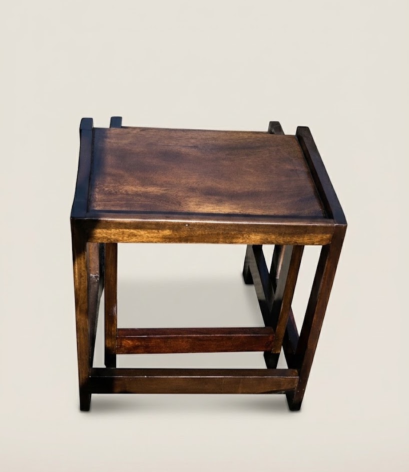 Nest of stools – Msitu Grove — handcrafted African furniture by Classic Furniture in Kenya (view 2)