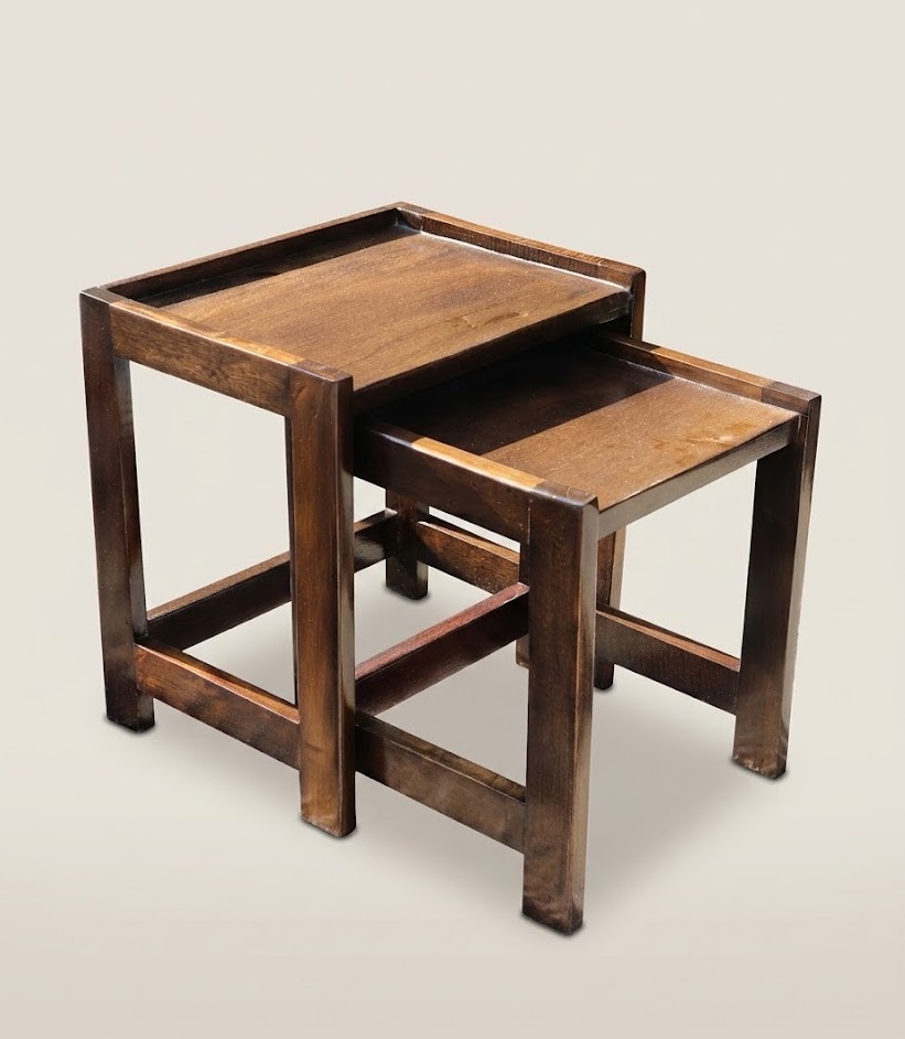 Nest of stools – Msitu Grove — handcrafted African furniture by Classic Furniture in Kenya (view 3)