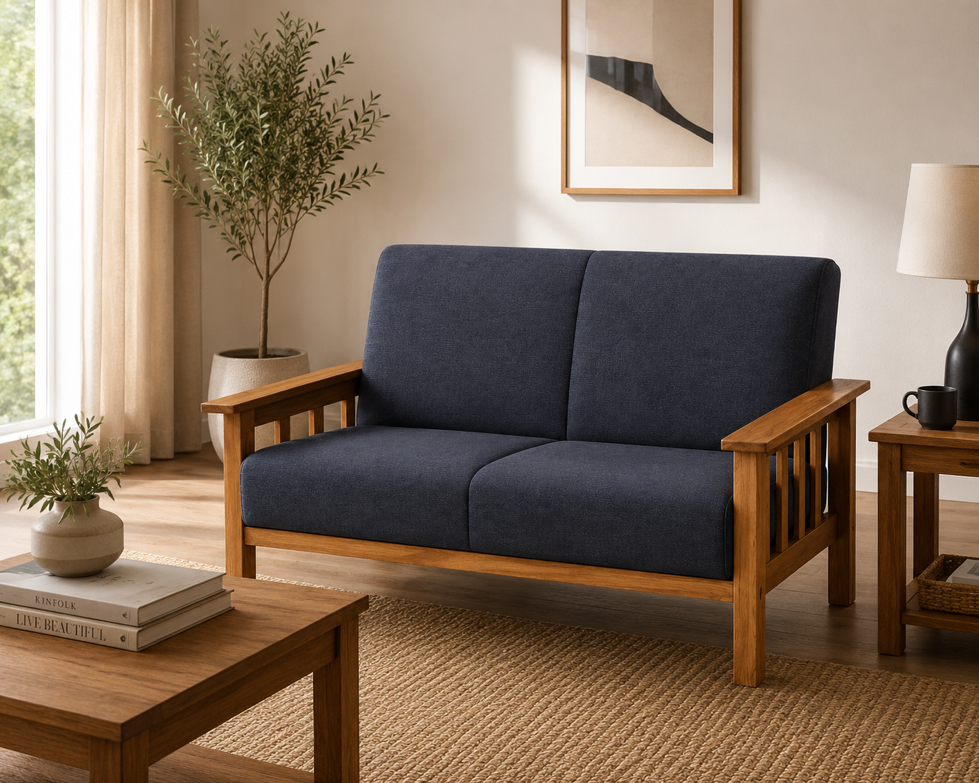 Asili Sofa — handcrafted African furniture by Rachael furniture  in Kenya