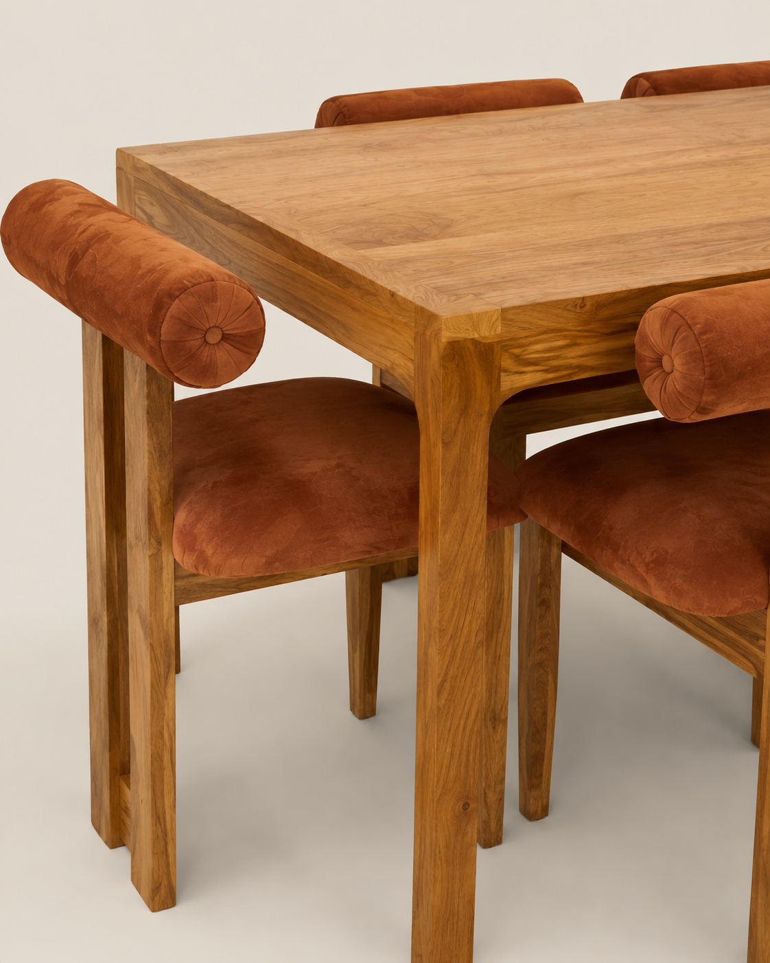 Upendo Heritage Dining Set — handcrafted African furniture by King Basu furniture and Decor  in Kenya (view 4)