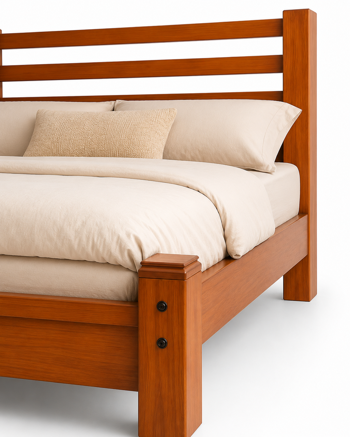 5 by 6  bed — handcrafted African furniture by John furniture  in Kenya (view 4)