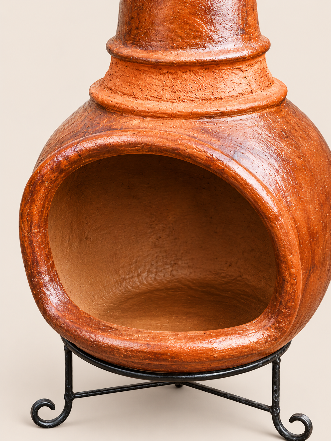 Osiro Clay Chimenea — handcrafted African furniture by Jawaflowers  in Kenya (view 3)