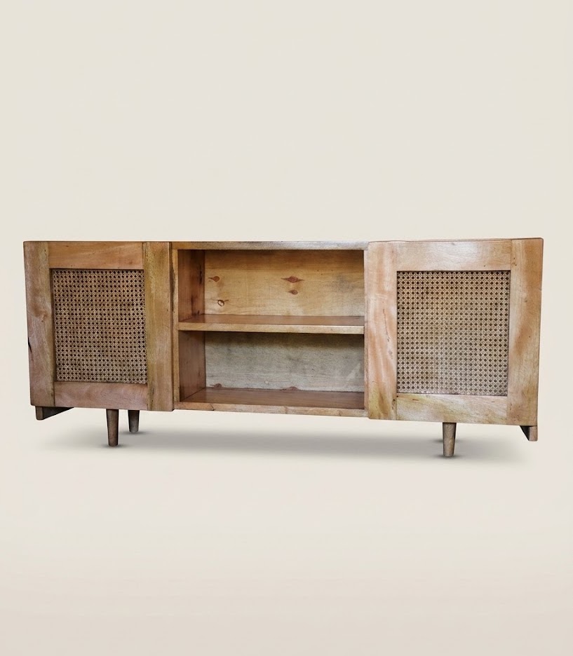 Tv Console: Kimondo Media Cabinet — handcrafted African furniture by Classic Furniture in Kenya