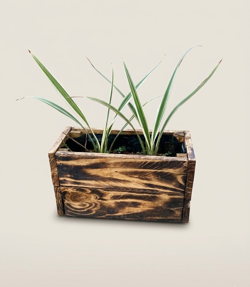 Kikonde Flower Pot (Empty) Planter Box — handcrafted African outdoor by FashonistarGallery in Kenya