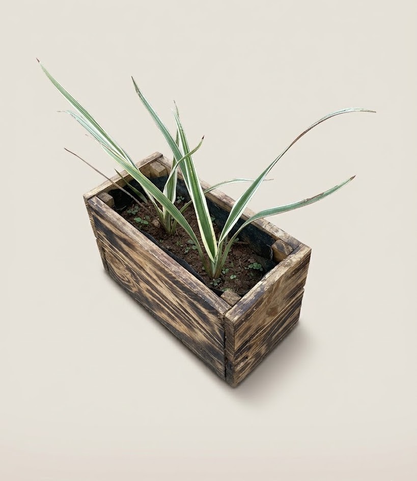 Kikonde Flower Pot (Empty) Planter Box — handcrafted African outdoor by FashonistarGallery in Kenya (view 2)