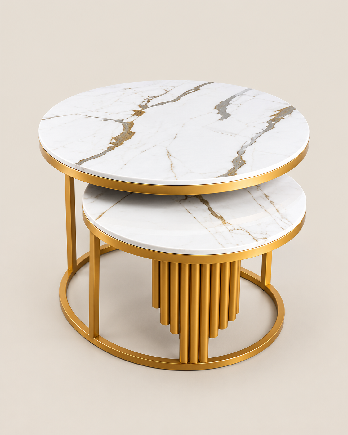 Sagana Nesting Coffee Tables — handcrafted African furniture by By Faith Furnitures  in Kenya (view 2)