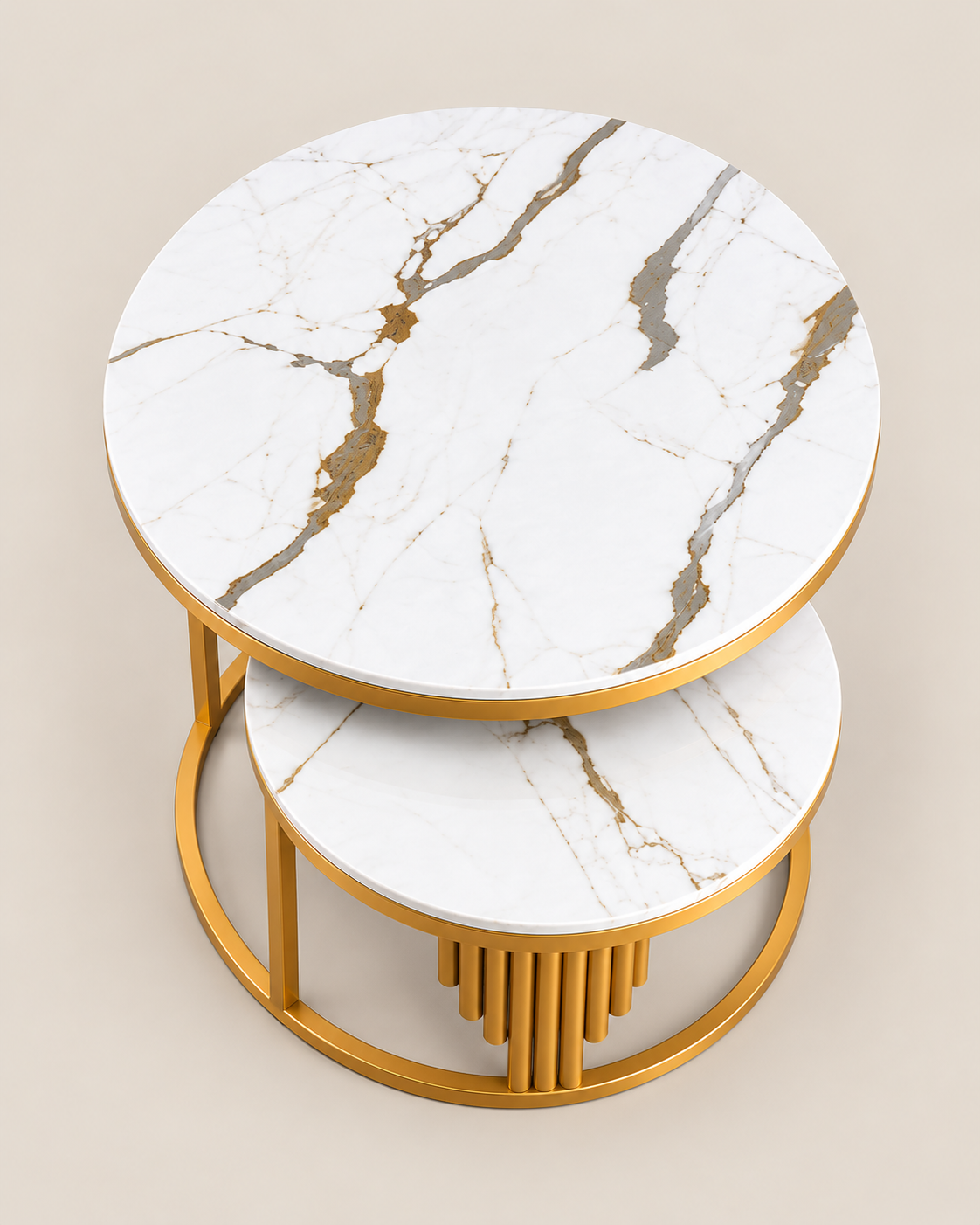 Sagana Nesting Coffee Tables — handcrafted African furniture by By Faith Furnitures  in Kenya (view 3)