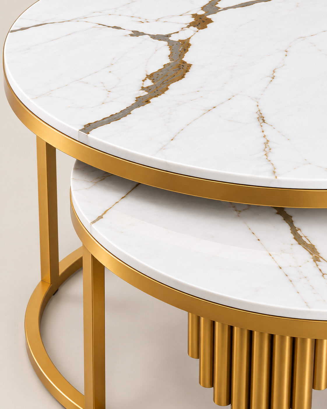 Sagana Nesting Coffee Tables — handcrafted African furniture by By Faith Furnitures  in Kenya (view 4)