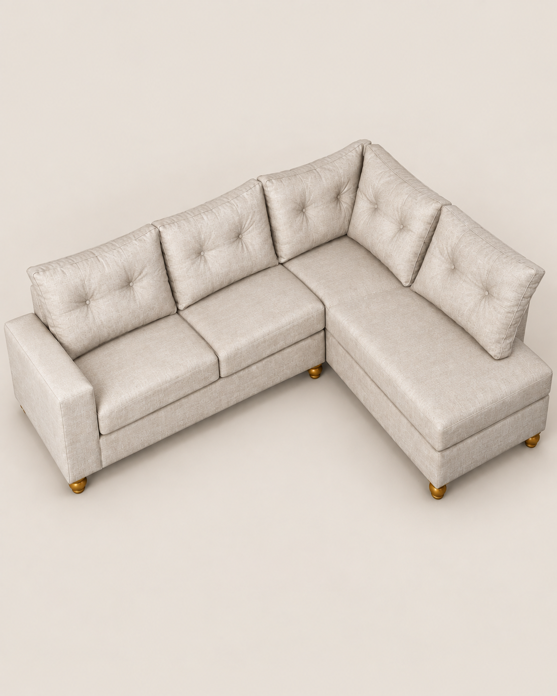 Kifaru Corner Sofa — handcrafted African furniture by Hi tech furniture  in Kenya (view 2)