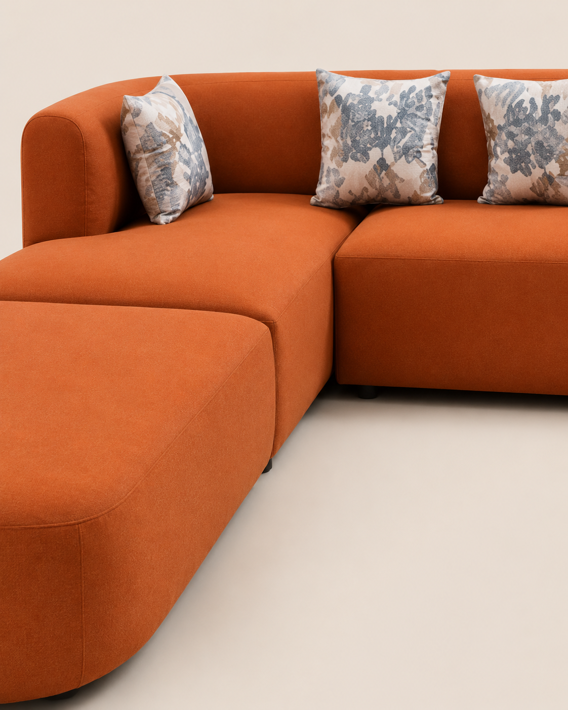7 Seater Sectional Sofa — handcrafted African furniture by The MI Interiors  in Kenya (view 4)
