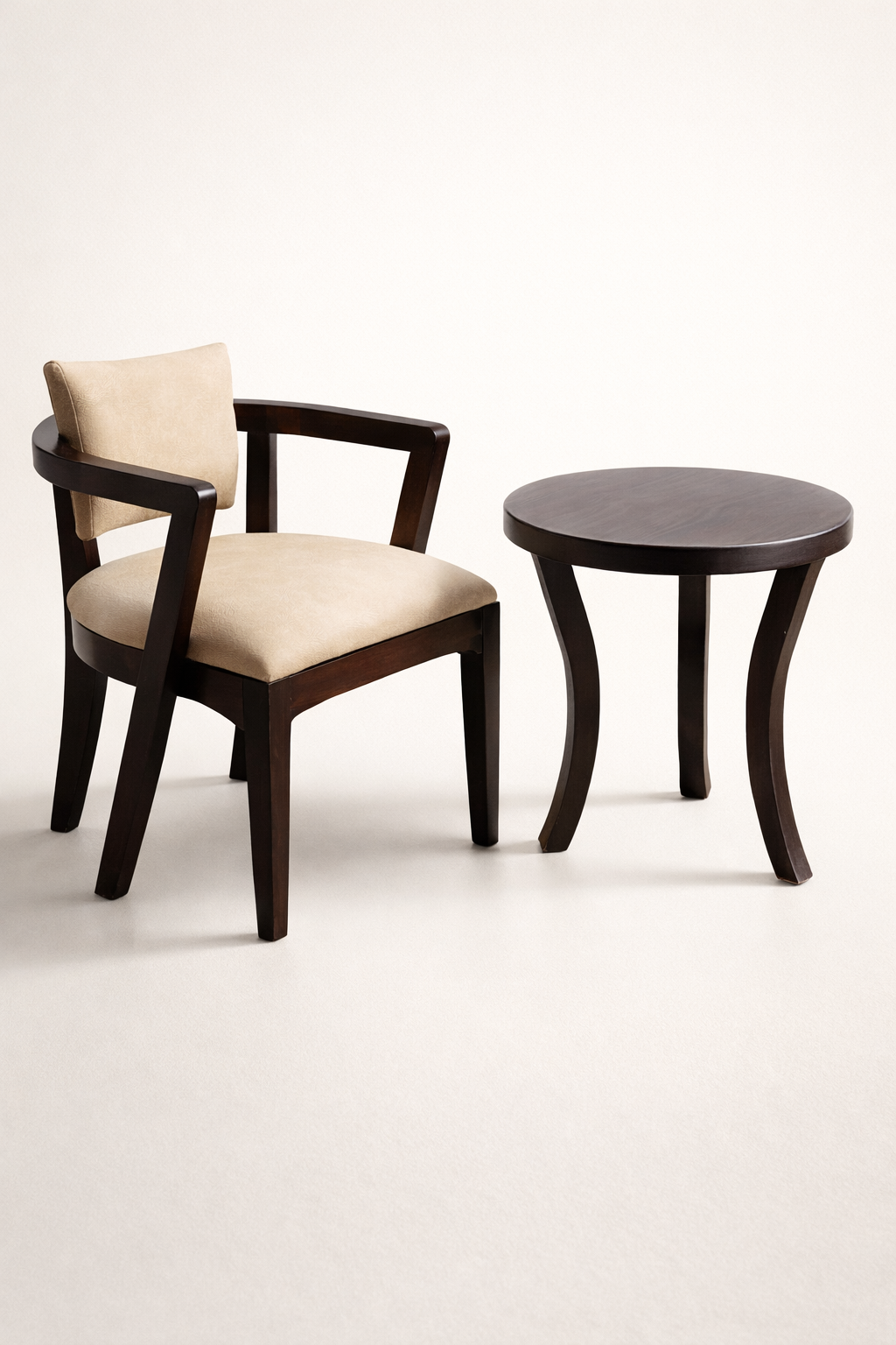 Seat + Table Maridadi Ensemble — handcrafted African furniture by Sue Woodland furniture in Kenya (view 2)