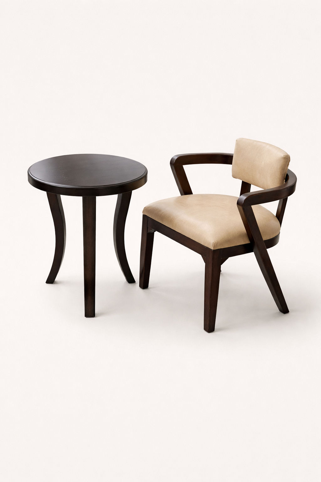 Seat + Table Maridadi Ensemble — handcrafted African furniture by Sue Woodland furniture in Kenya (view 3)
