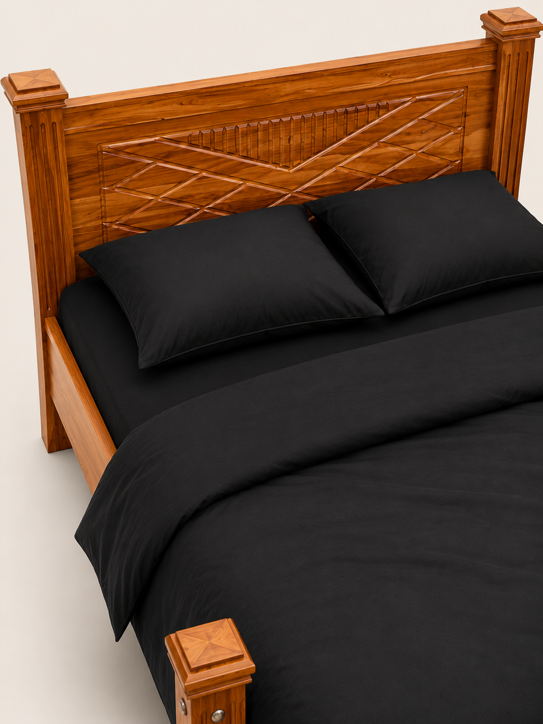 5 by 6 Msanzi Bed — handcrafted African furniture by Harries furniture  in Kenya (view 3)