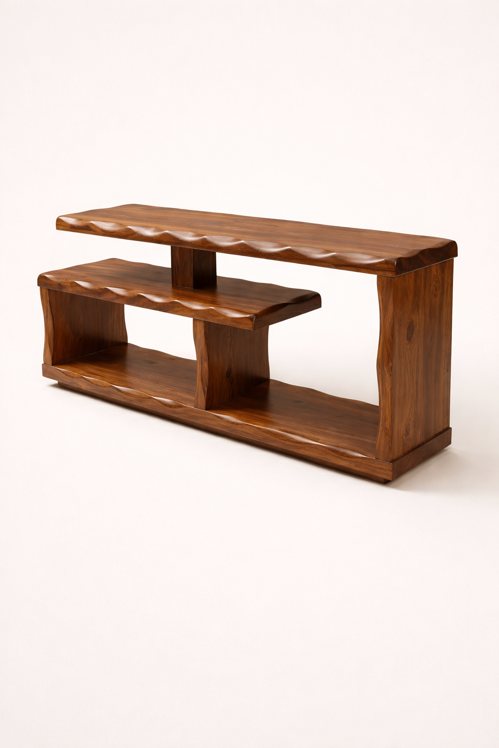 Kaya Cyprus Media Console — Msitu Wave — handcrafted African furniture by Mike Paul Studio in Kenya (view 3)