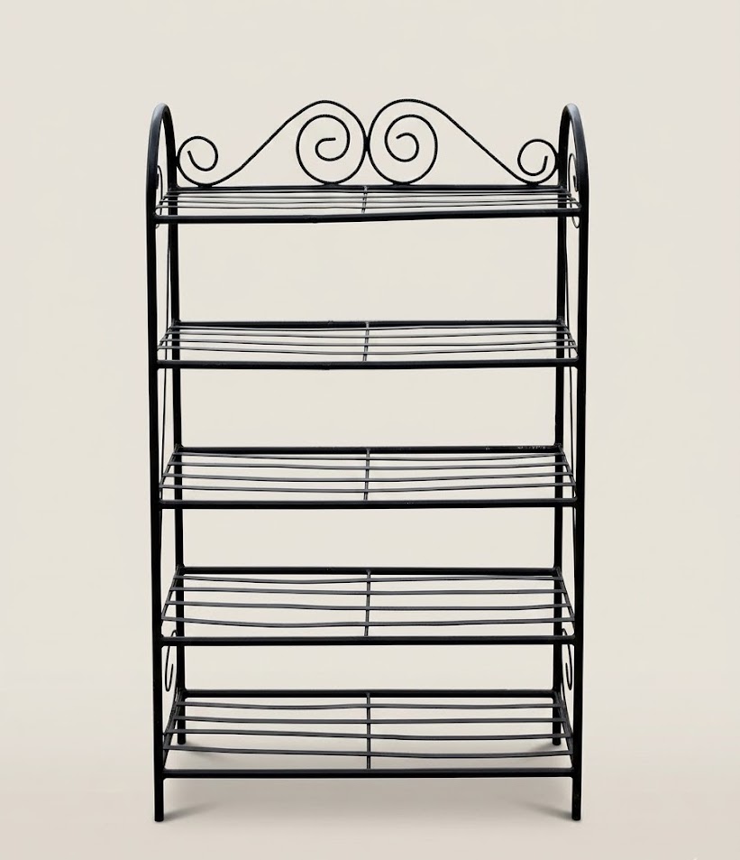 Eben Shoe Rack: Kizingo Hand-Forged Iron — handcrafted African furniture by Bambam enterprise  in Kenya (view 2)