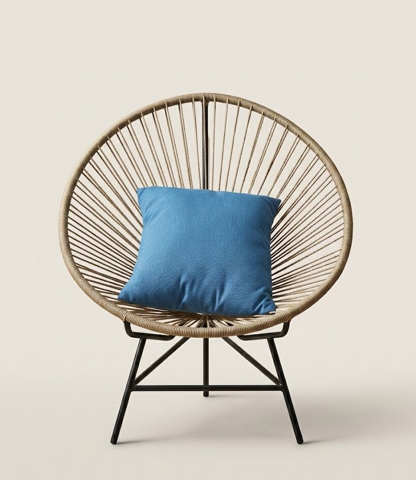Nneka Lounge Chair — handcrafted African furniture by Miche Miche in Kenya (view 2)