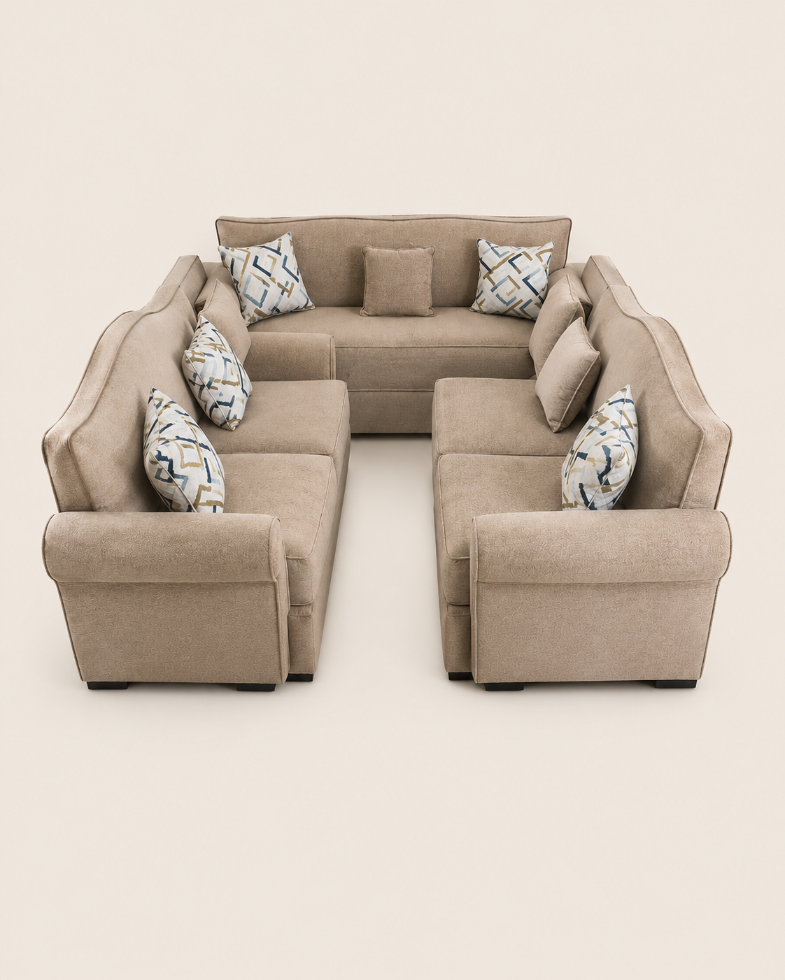 Beda Sectional Sofa — handcrafted African furniture by Moseso furniture  in Kenya (view 2)