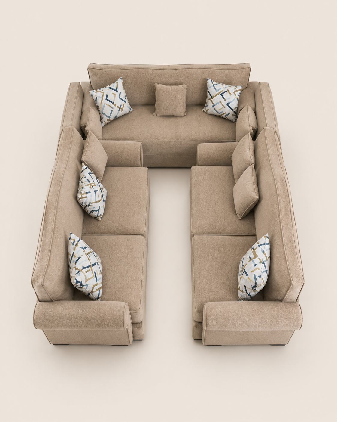 Beda Sectional Sofa — handcrafted African furniture by Moseso furniture  in Kenya (view 3)