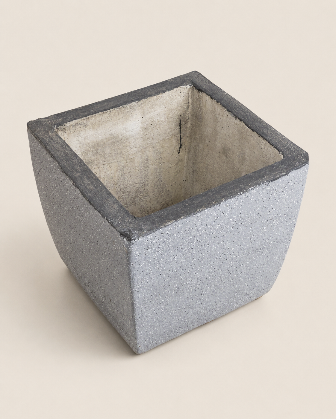 6ad3we Concrete Planter — handcrafted African outdoor by Terry scape in Kenya (view 2)