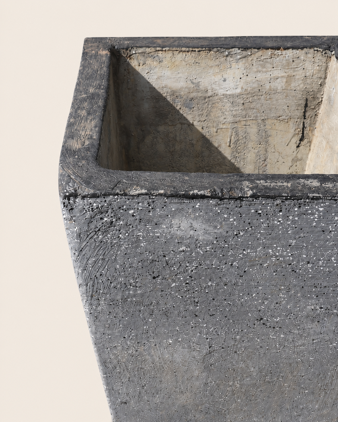 6ad3we Concrete Planter — handcrafted African outdoor by Terry scape in Kenya (view 3)