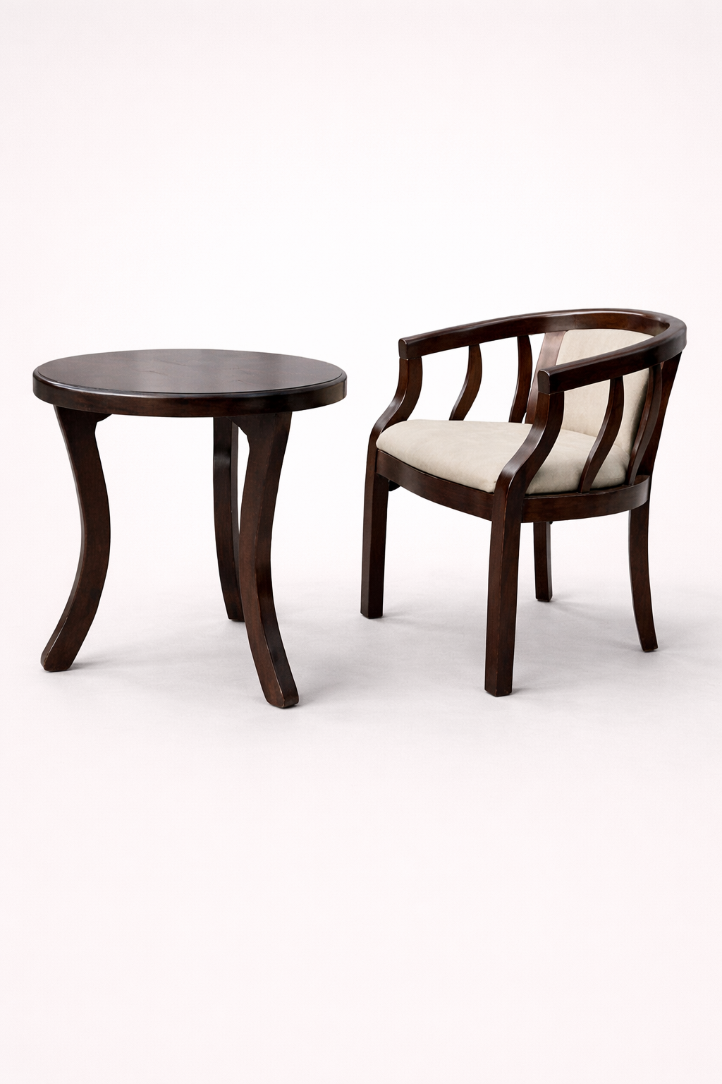 Kimondo Chair & Table Set — handcrafted African furniture by Sue Woodland furniture in Kenya