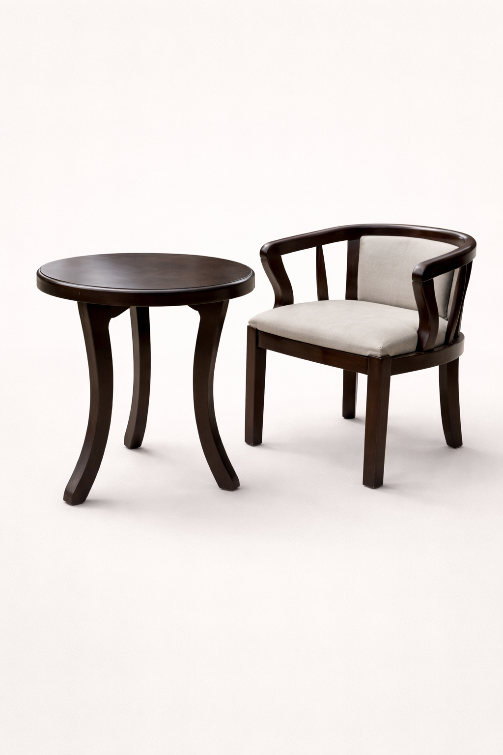 Kimondo Chair & Table Set — handcrafted African furniture by Sue Woodland furniture in Kenya (view 2)