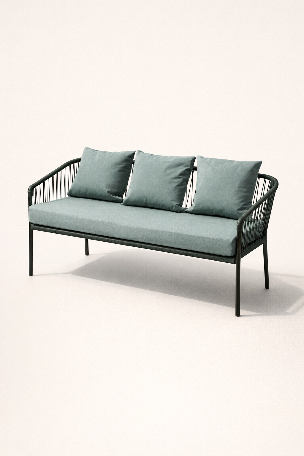 Kalenjin 3 Seater Balcony Chair — handcrafted African outdoor by JB.masaku in Kenya