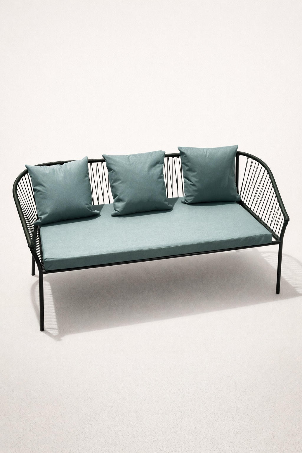 Kalenjin 3 Seater Balcony Chair — handcrafted African outdoor by JB.masaku in Kenya (view 2)