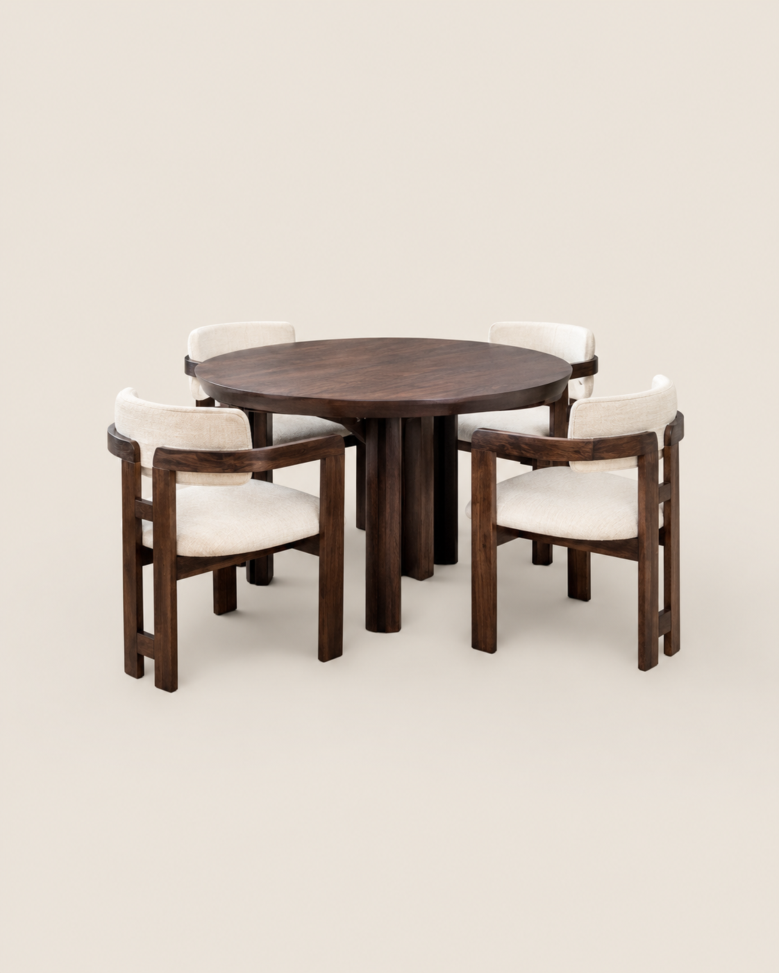 Bafra Dining Ensemble — handcrafted African furniture by Shelwood Furniture  in Kenya