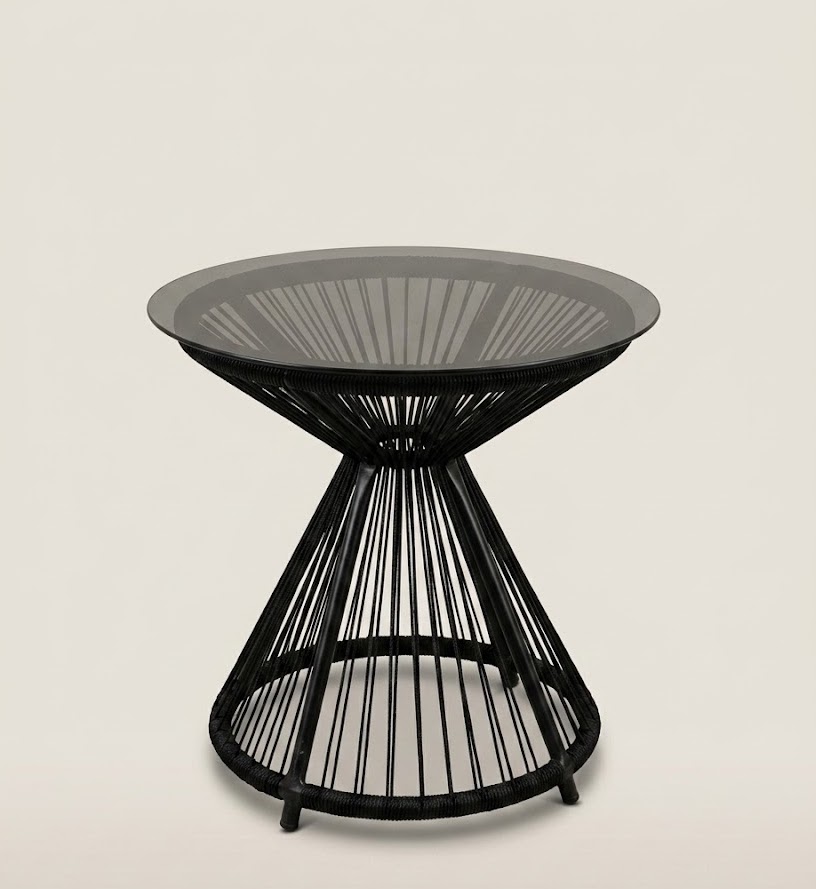 Becari Side Table — handcrafted African furniture by Ekram furniture in Kenya