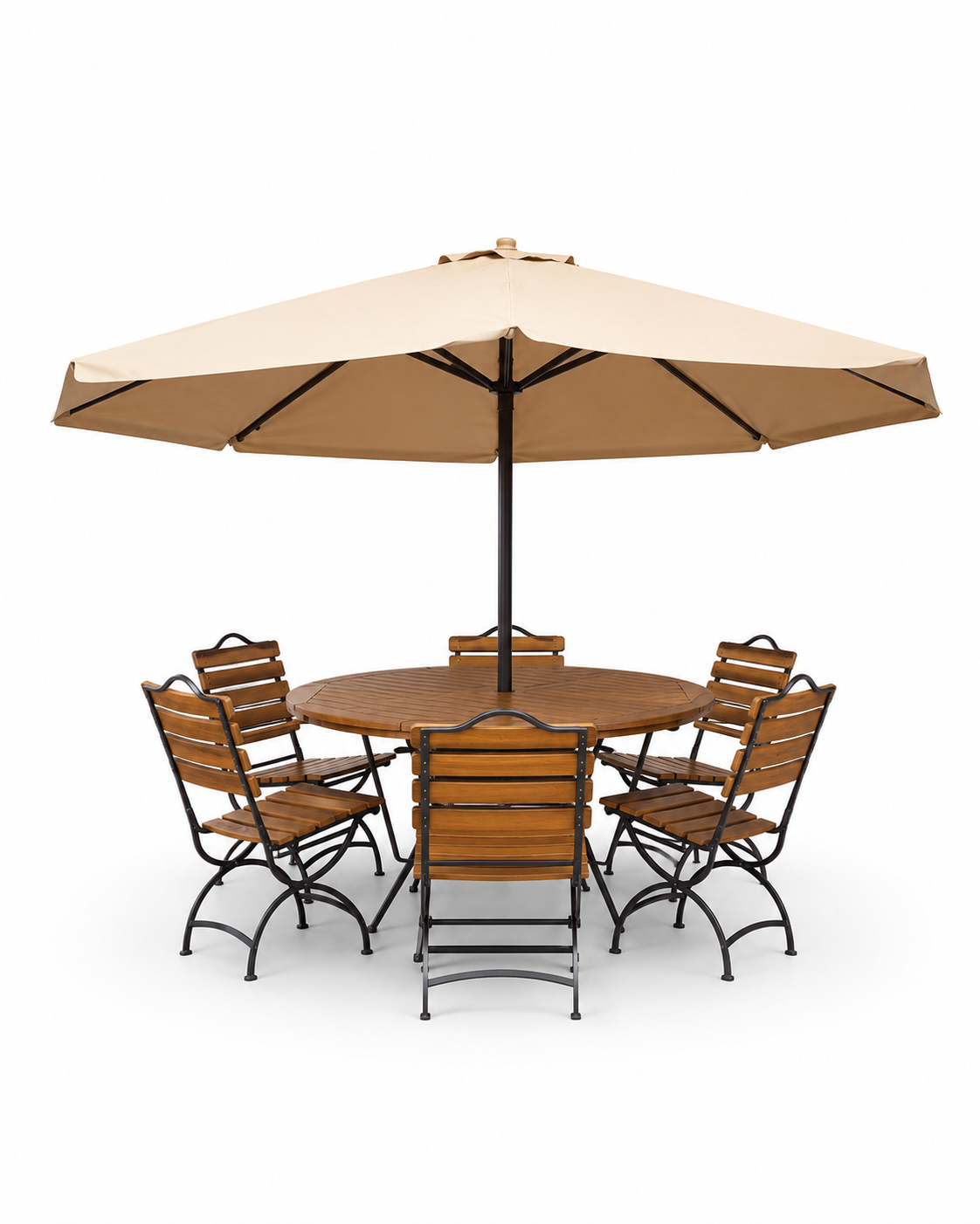 Ecanzi Outdoor Dining Set — handcrafted African outdoor by Philo Furniture centre  in Kenya (view 2)