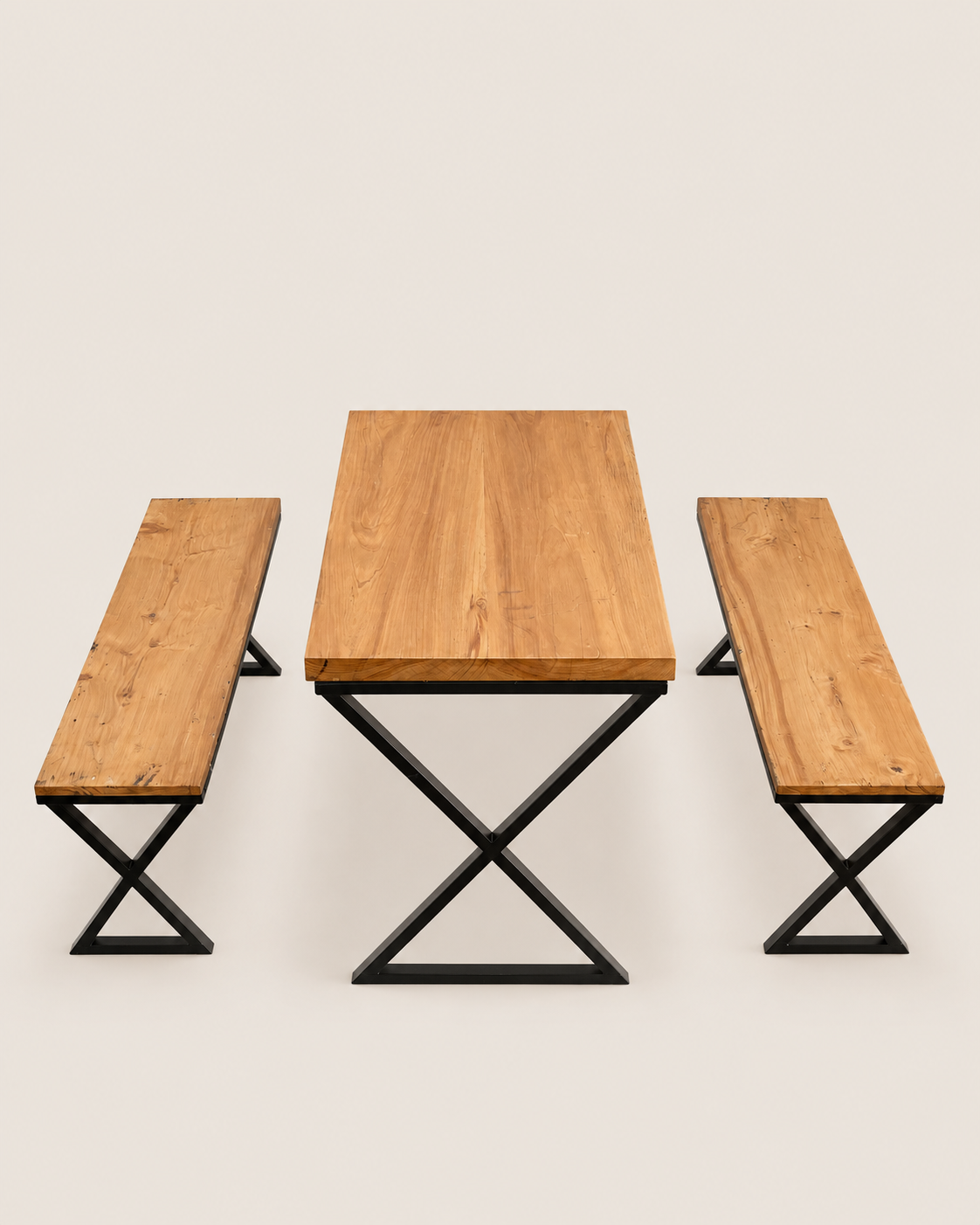 Funzi Dining Set — handcrafted African outdoor by Johnmusee593 in Kenya