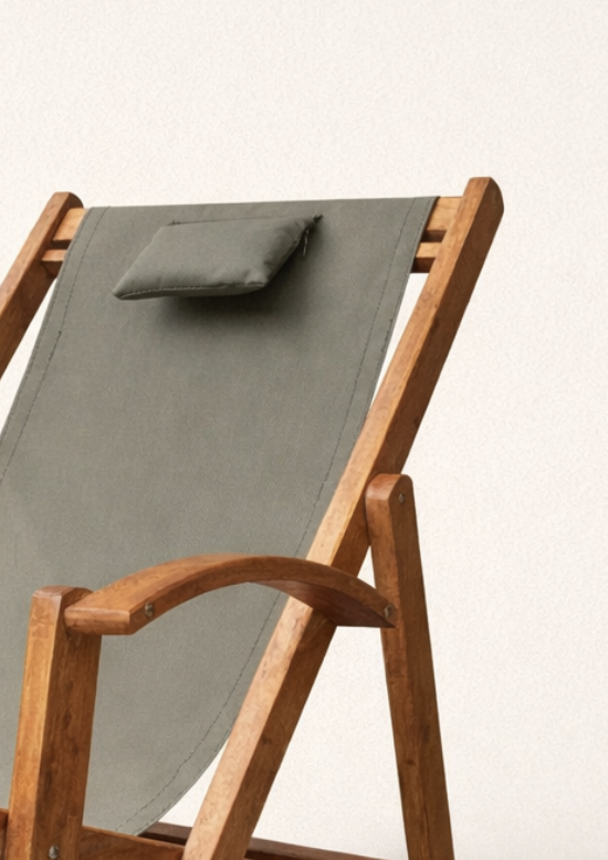 Uthabiti foldable lounge chair — handcrafted African outdoor by Akwalu Furniture  in Kenya (view 3)
