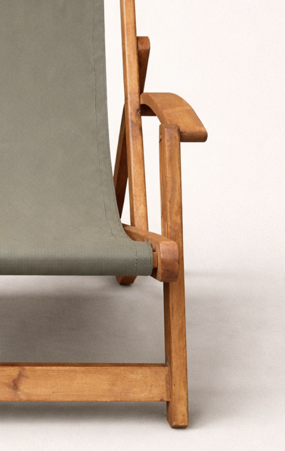 Uthabiti foldable lounge chair — handcrafted African outdoor by Akwalu Furniture  in Kenya (view 4)