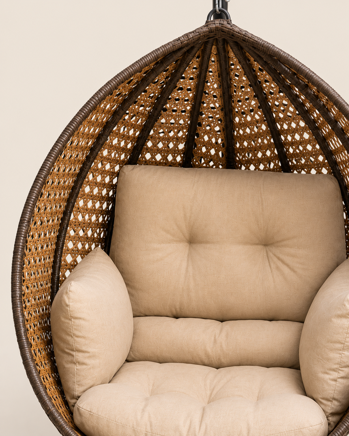 Oba Swing Chair — handcrafted African outdoor by Ekram furniture in Kenya (view 3)