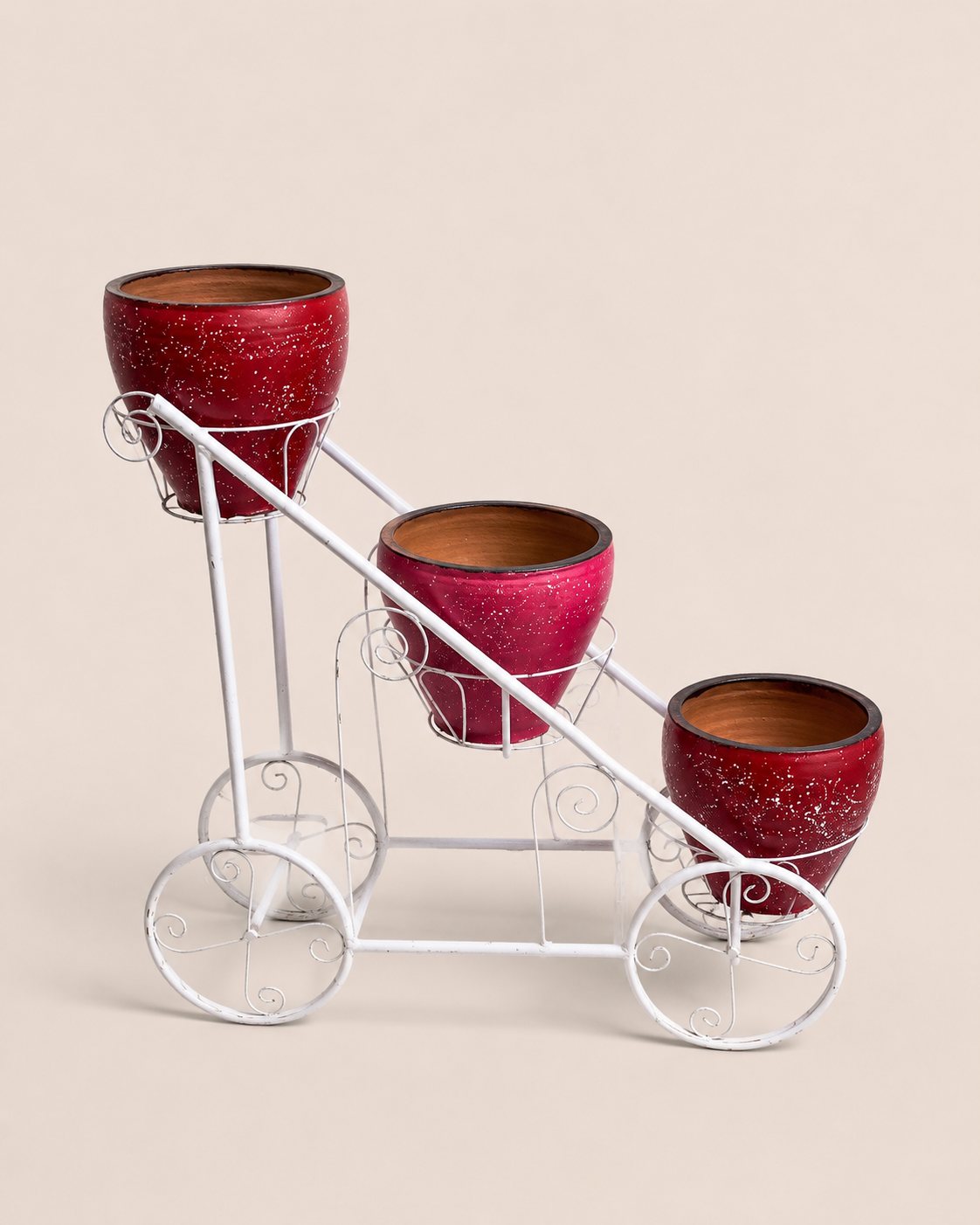 Jida Planter Triad — handcrafted African outdoor by Paulinemumu4 in Kenya