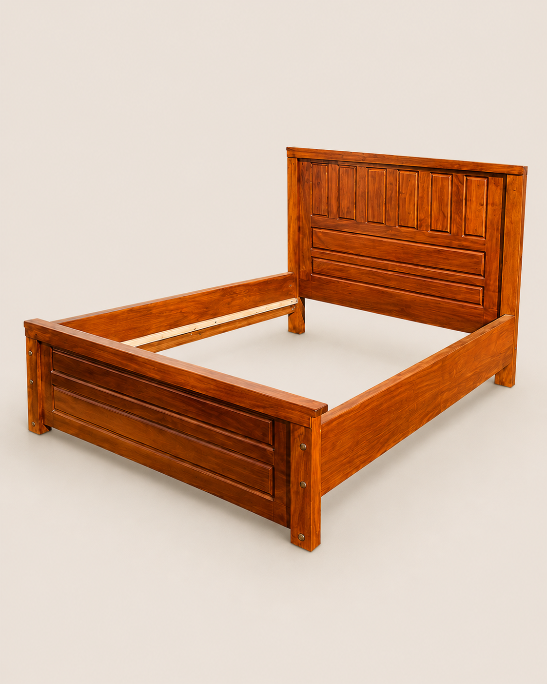 5 by 6 Kaya Heritage Bed — handcrafted African furniture by Homefleet in Kenya (view 2)
