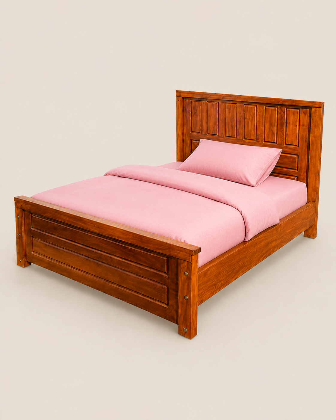 5 by 6 Kaya Heritage Bed — handcrafted African furniture by Homefleet in Kenya (view 3)