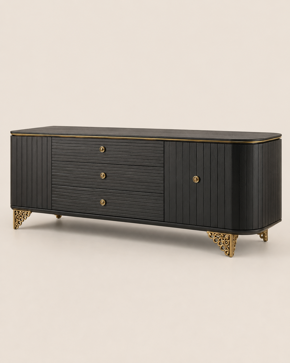 Feanzi Sideboard — handcrafted African furniture by Kena Furniture  in Kenya (view 2)