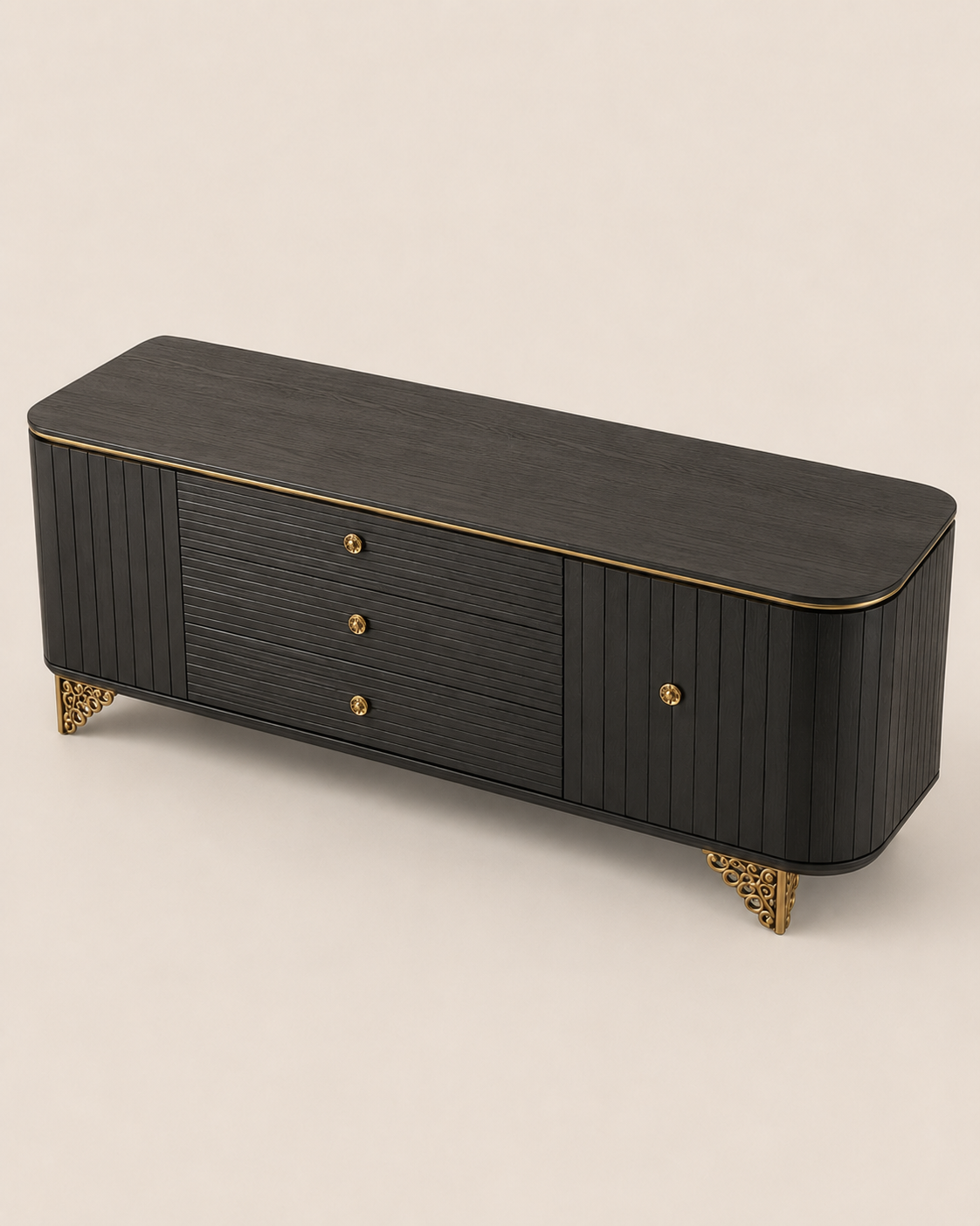 Feanzi Sideboard — handcrafted African furniture by Kena Furniture  in Kenya (view 3)